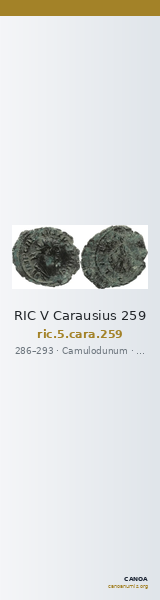 RIC V Carausius 259 — CANOA