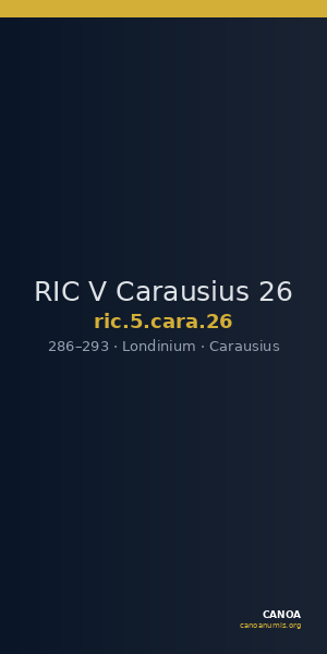 RIC V Carausius 26 — CANOA