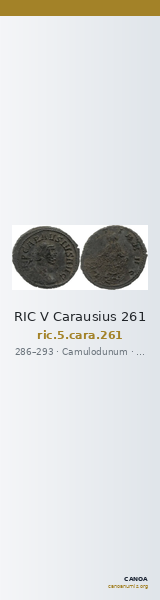 RIC V Carausius 261 — CANOA