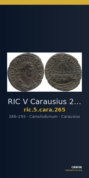 RIC V Carausius 265 — CANOA