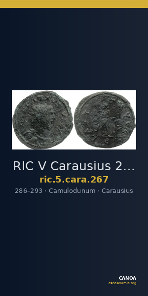 RIC V Carausius 267 — CANOA