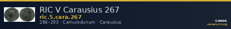 RIC V Carausius 267 — CANOA