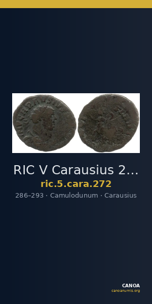 RIC V Carausius 272 — CANOA