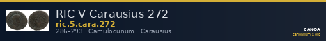 RIC V Carausius 272 — CANOA