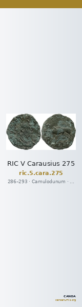 RIC V Carausius 275 — CANOA