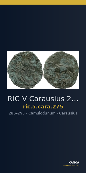 RIC V Carausius 275 — CANOA