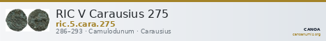 RIC V Carausius 275 — CANOA