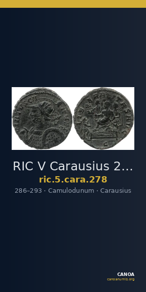 RIC V Carausius 278 — CANOA