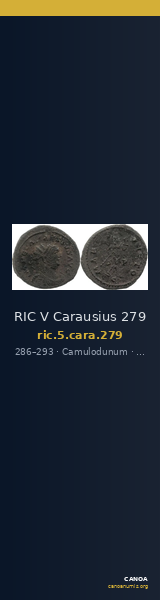 RIC V Carausius 279 — CANOA