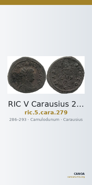 RIC V Carausius 279 — CANOA