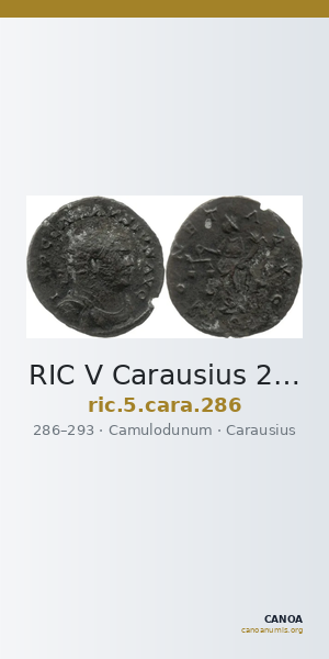 RIC V Carausius 286 — CANOA