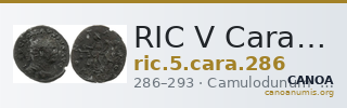 RIC V Carausius 286 — CANOA