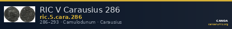 RIC V Carausius 286 — CANOA
