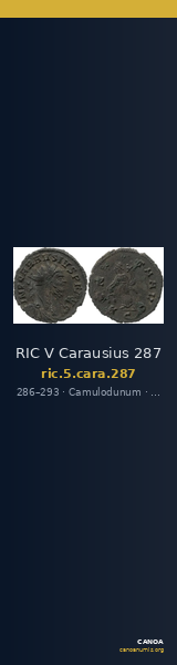 RIC V Carausius 287 — CANOA