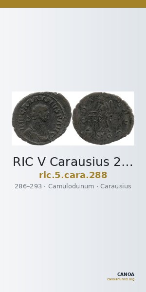 RIC V Carausius 288 — CANOA