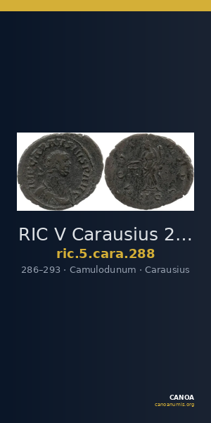 RIC V Carausius 288 — CANOA