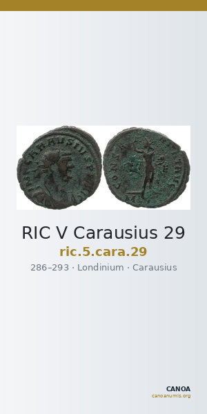 RIC V Carausius 29 — CANOA