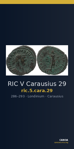 RIC V Carausius 29 — CANOA