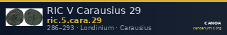 RIC V Carausius 29 — CANOA