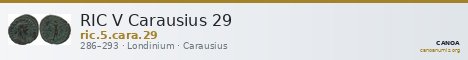 RIC V Carausius 29 — CANOA