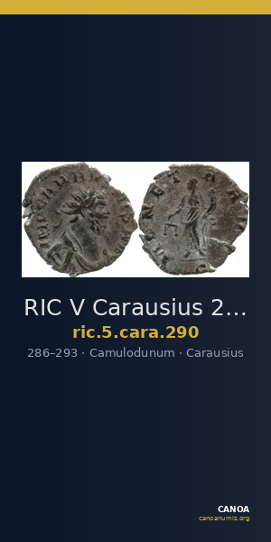 RIC V Carausius 290 — CANOA
