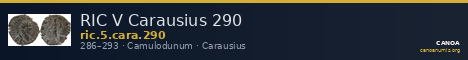 RIC V Carausius 290 — CANOA