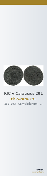 RIC V Carausius 291 — CANOA
