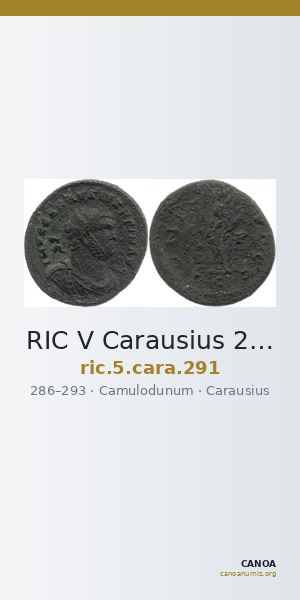 RIC V Carausius 291 — CANOA