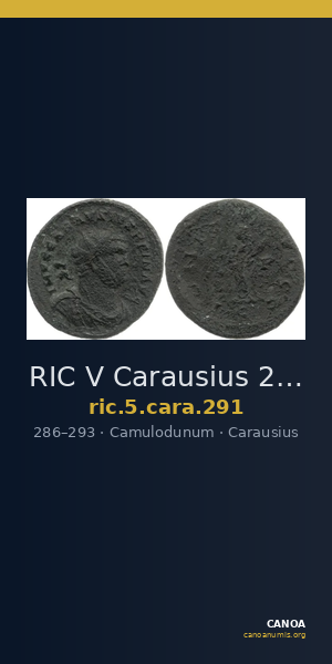 RIC V Carausius 291 — CANOA