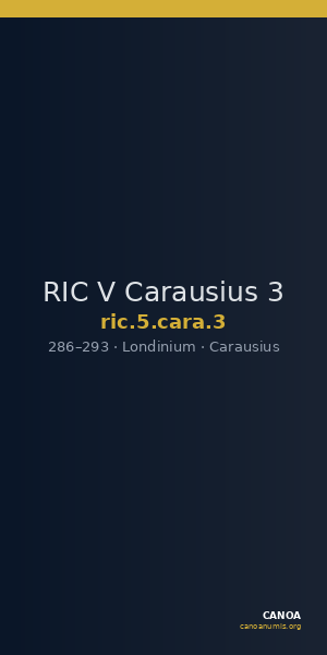 RIC V Carausius 3 — CANOA