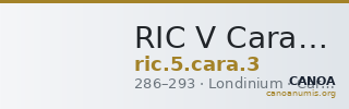 RIC V Carausius 3 — CANOA