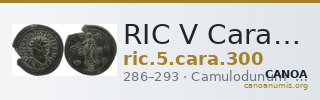 RIC V Carausius 300 — CANOA