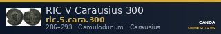 RIC V Carausius 300 — CANOA