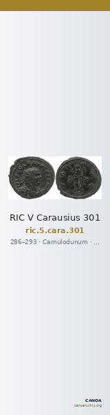 RIC V Carausius 301 — CANOA