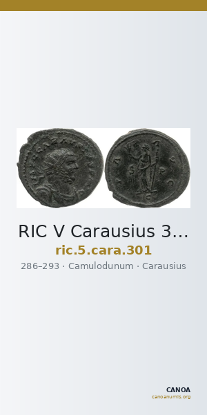 RIC V Carausius 301 — CANOA