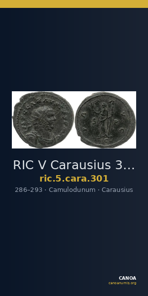 RIC V Carausius 301 — CANOA
