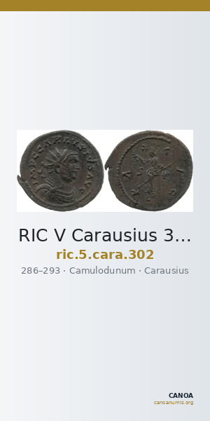 RIC V Carausius 302 — CANOA