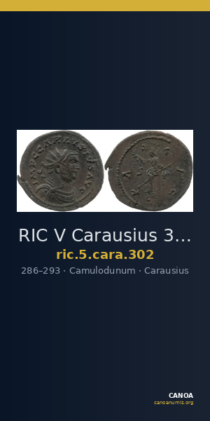 RIC V Carausius 302 — CANOA