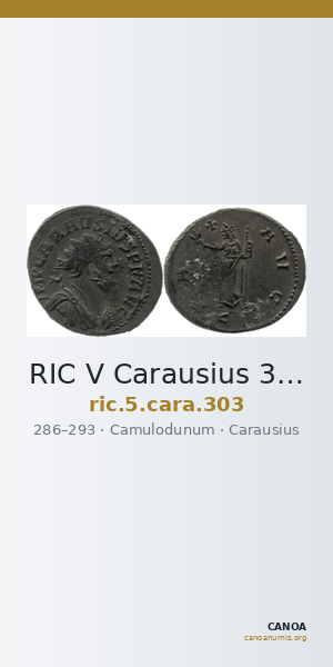 RIC V Carausius 303 — CANOA