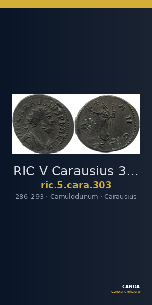 RIC V Carausius 303 — CANOA