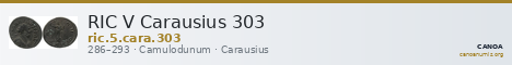 RIC V Carausius 303 — CANOA