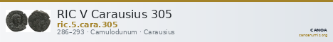 RIC V Carausius 305 — CANOA
