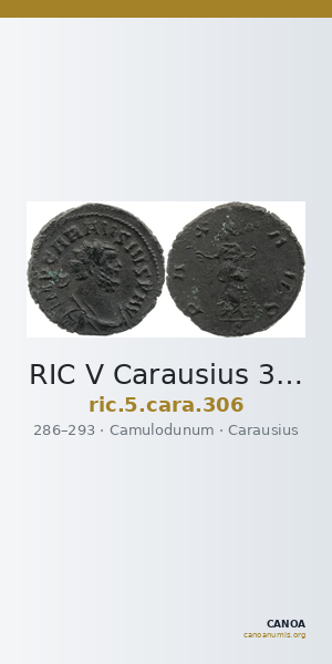 RIC V Carausius 306 — CANOA