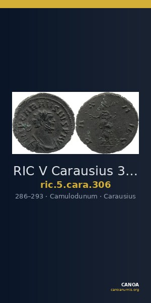 RIC V Carausius 306 — CANOA