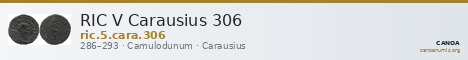 RIC V Carausius 306 — CANOA