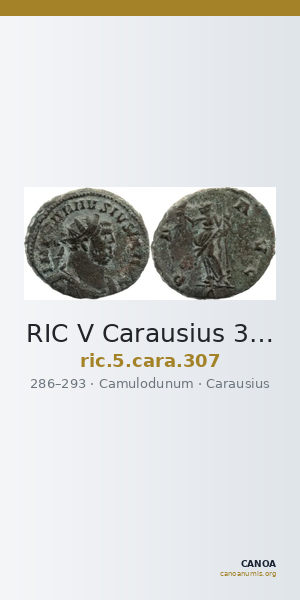 RIC V Carausius 307 — CANOA