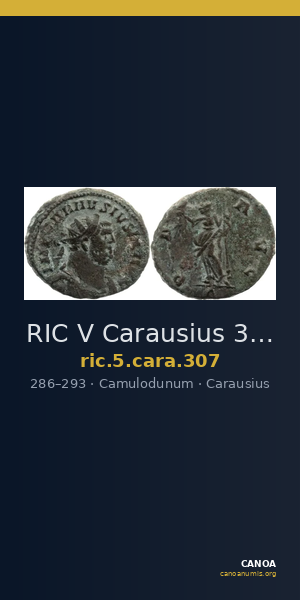 RIC V Carausius 307 — CANOA