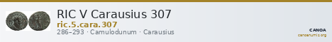 RIC V Carausius 307 — CANOA