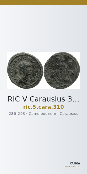 RIC V Carausius 310 — CANOA