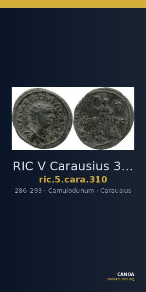 RIC V Carausius 310 — CANOA
